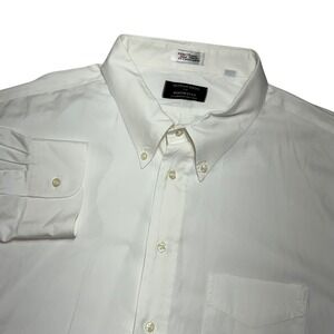 Gitman Bros Rochester Shirt Mens 20-38T White Pinpoint Oxford Button Down USA